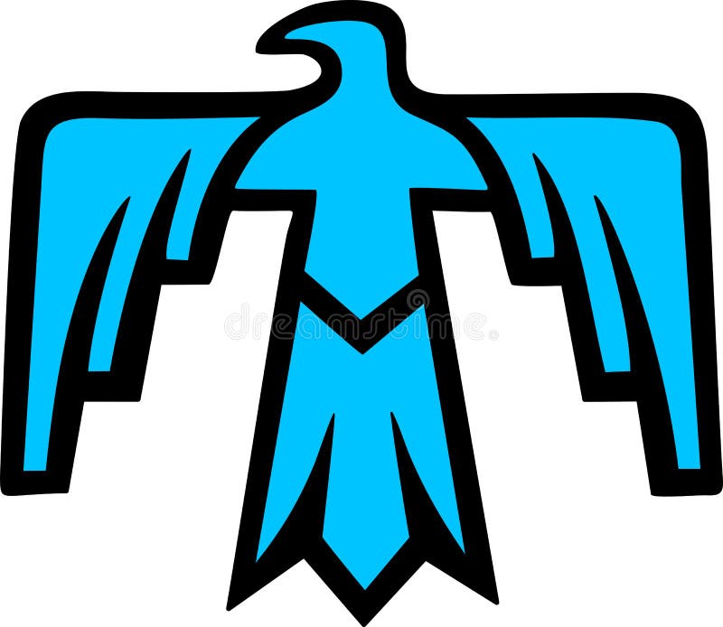 Thunderbird - native american symbol royalty free illustration