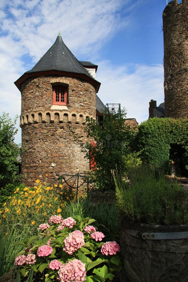 Castle Thurandt, Alken, River Mosel. Castle Thurandt, Alken, River Mosel