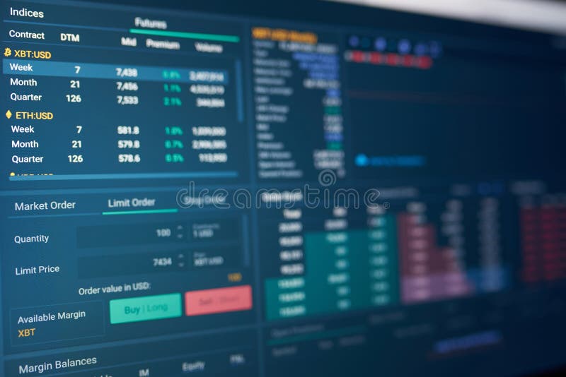 Thème marchand de Cryptocurrency image stock Thème marchand de Cryptocurrency image stock