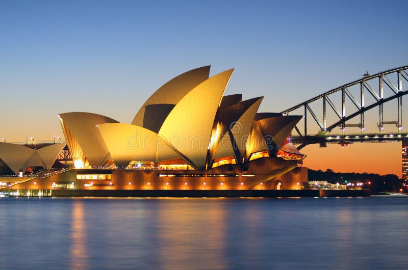Théatre de l'$opéra de Sydney photos stock Théatre de l'$opéra de Sydney photos stock