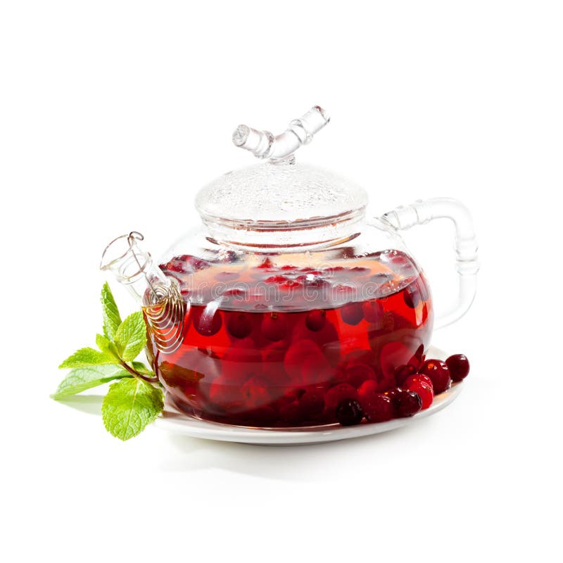 Berries Tea with Fresh Mint. Berries Tea with Fresh Mint.