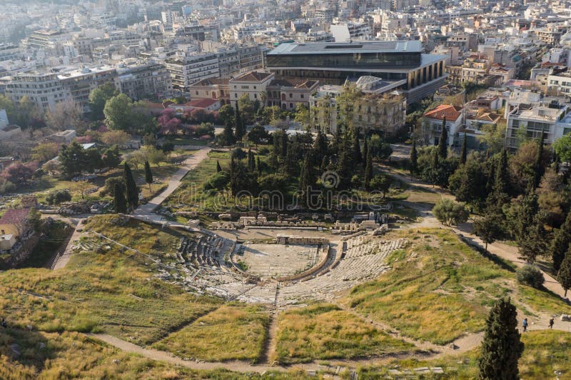 Théâtre de Dionysus, Athènes, Grèce photographie stock libre de droits Théâtre de Dionysus, Athènes, Grèce photographie stock libre de droits
