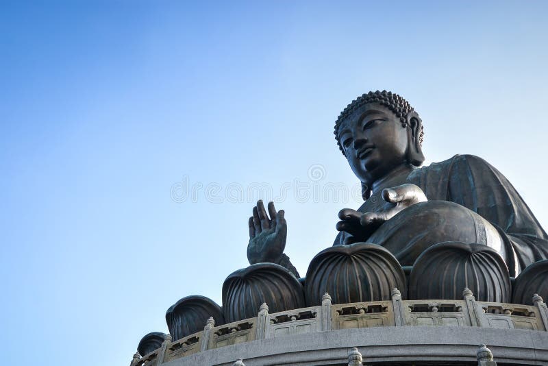 Tian Tan Giant Buddha in Hong Kong lizenzfreies stockfoto Tian Tan Giant Buddha in Hong Kong lizenzfreies stockfoto