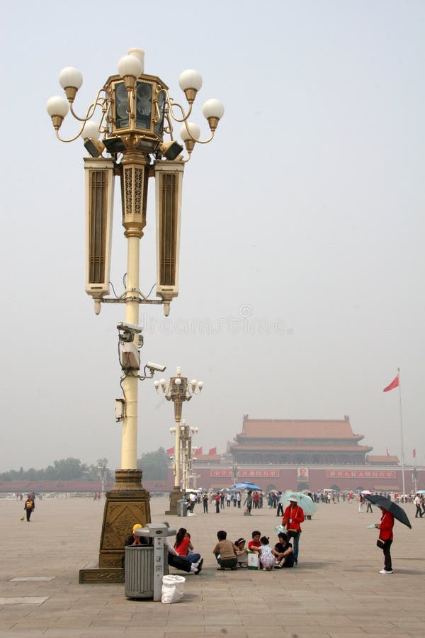 Tiananmen Square Beijing China royalty free stock photo