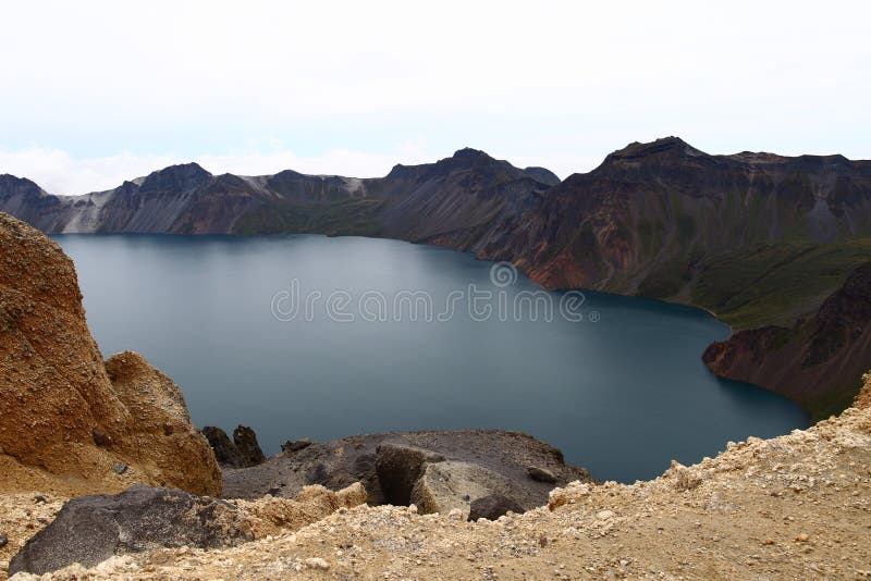 Tianchi Lake in Changbai Mountain royalty free stock image Tianchi Lake in Changbai Mountain royalty free stock image