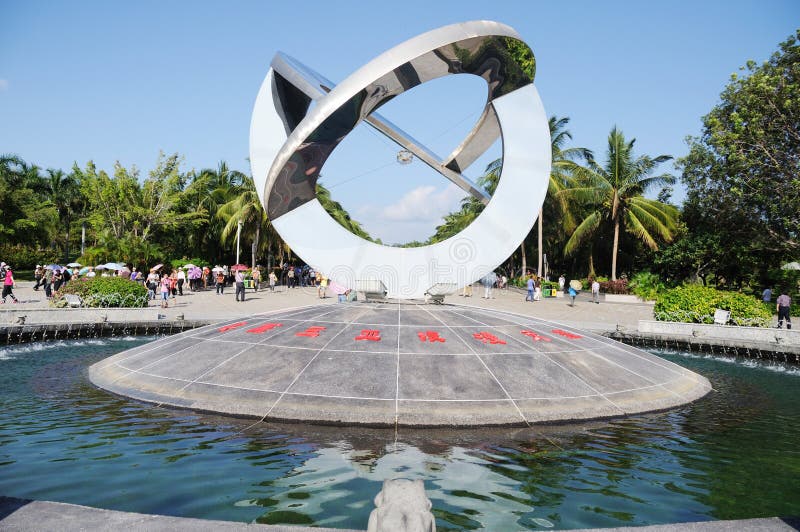 Tianya Haijiao in Sanya stock images