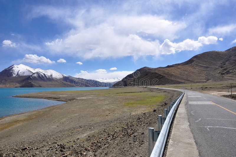 Tibet lake royaltyfri bild Tibet lake royaltyfri bild