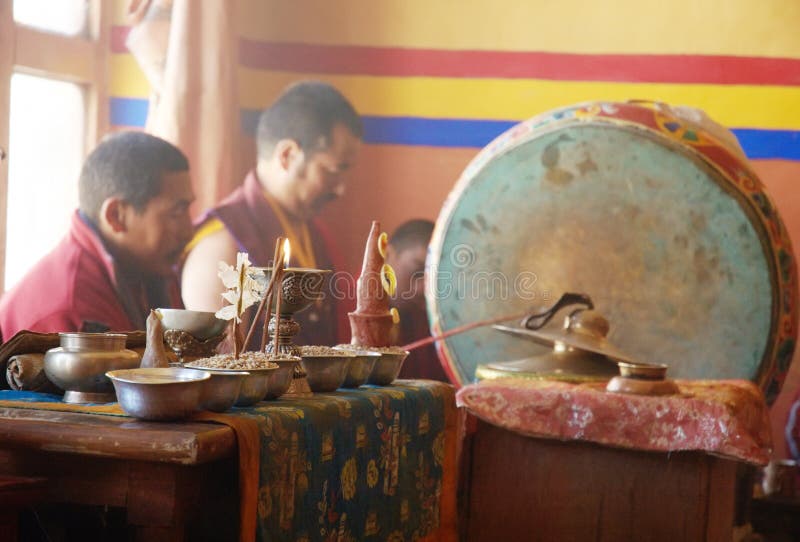 Tibet Monk royalty free stock images