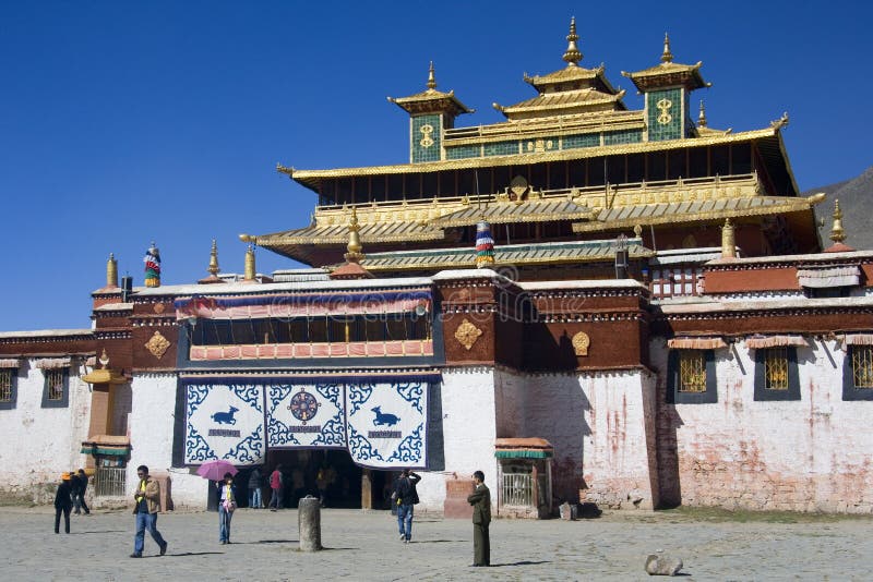 Tibet - Sera Buddhist Monastery royalty free stock photos