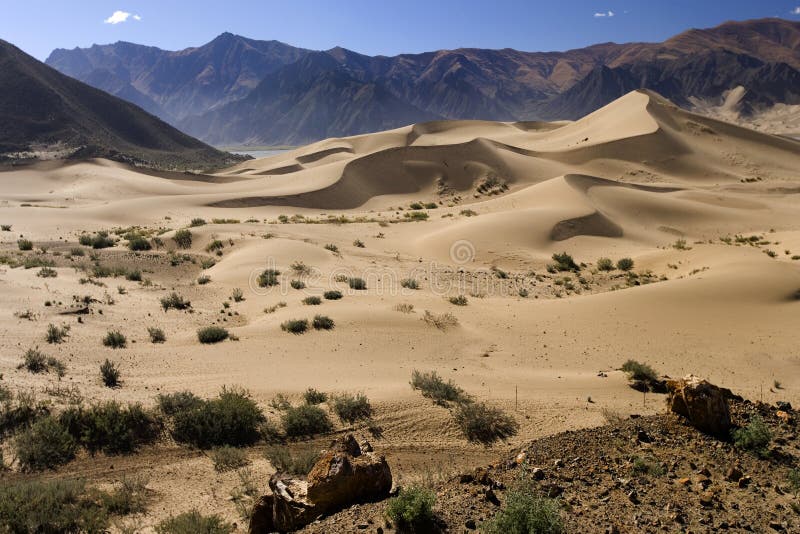 Tibet - Wüsten-Dünen - China