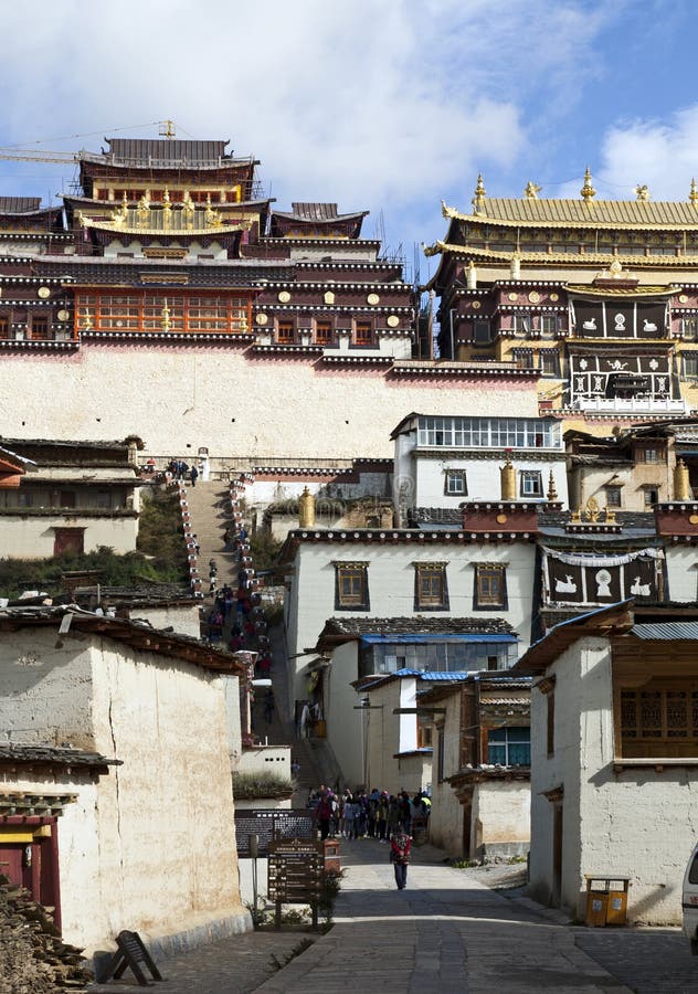 Tibetan Buddhist Monastery stock photos