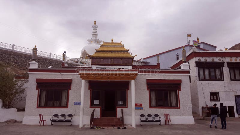 Tibetan Buddhist monastery royalty free stock photography