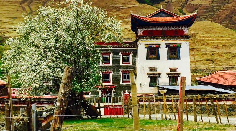 Tibetans House At The Norbulinka Garden Stock Photo - Image of buddha ...