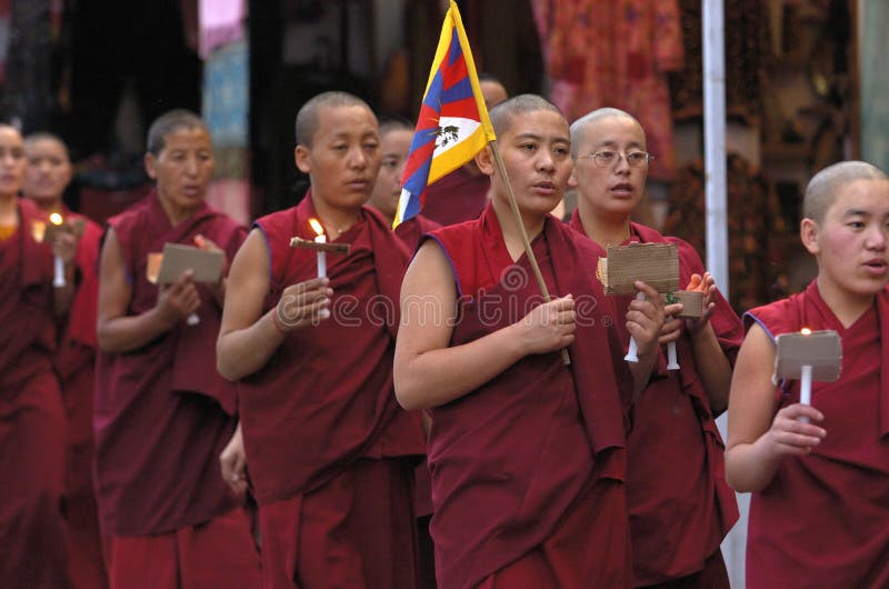 Tibetan monks