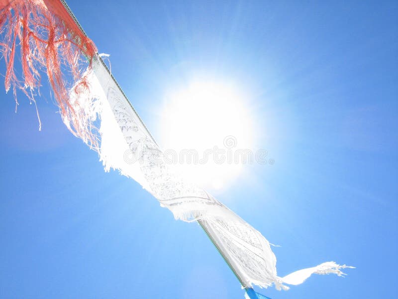 Tibetan prayer flags