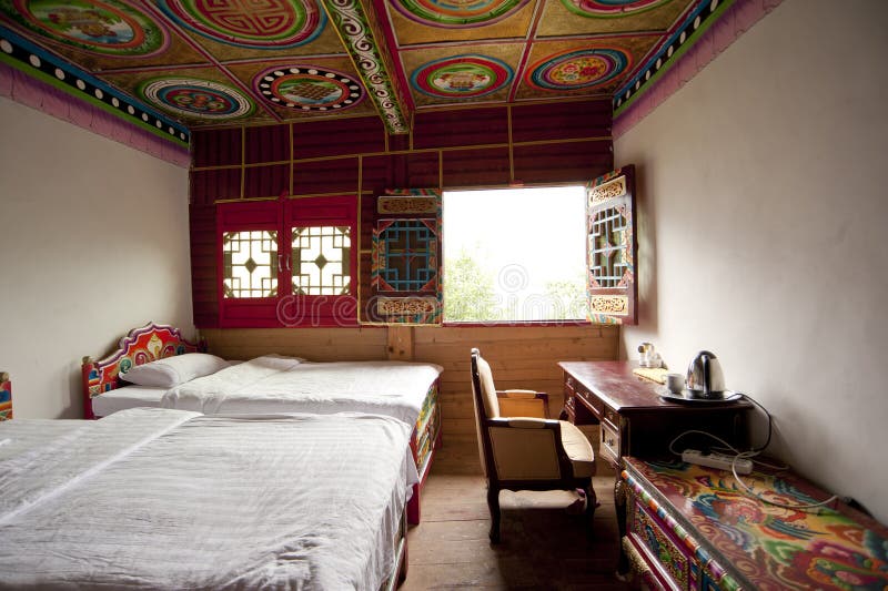 Tibetan residential indoor