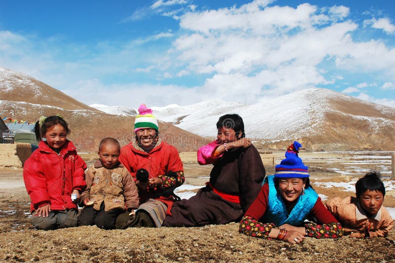 Family members on the highlands of Tibet. Used for news and articles about the people and situation in Tibet. Family members on the highlands of Tibet. Used for news and articles about the people and situation in Tibet.