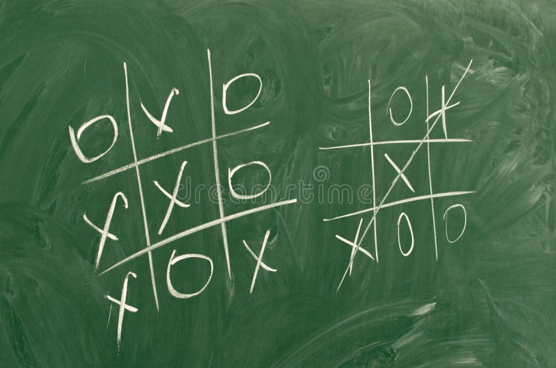 Tic Tac Toe Blackboard - Jogo Grátis Online