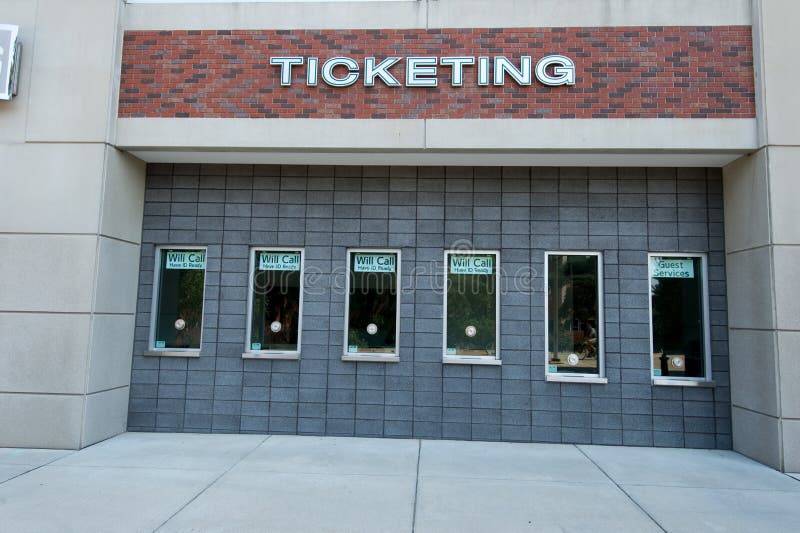MSU Ticket booth editorial photography. Image of entrance 33638232