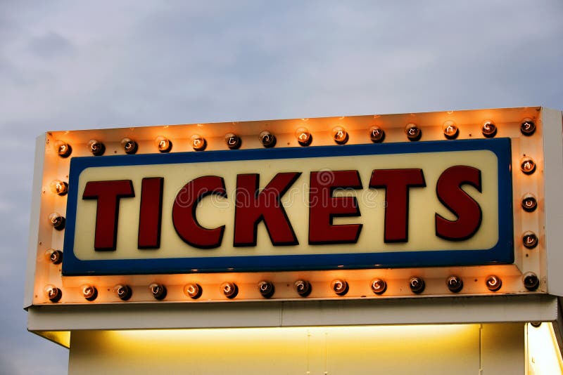 Ticket sale stock image. Image of illumination, theatre 11918605