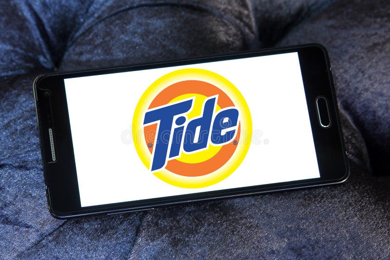 Tide laundry detergent logo stock photos