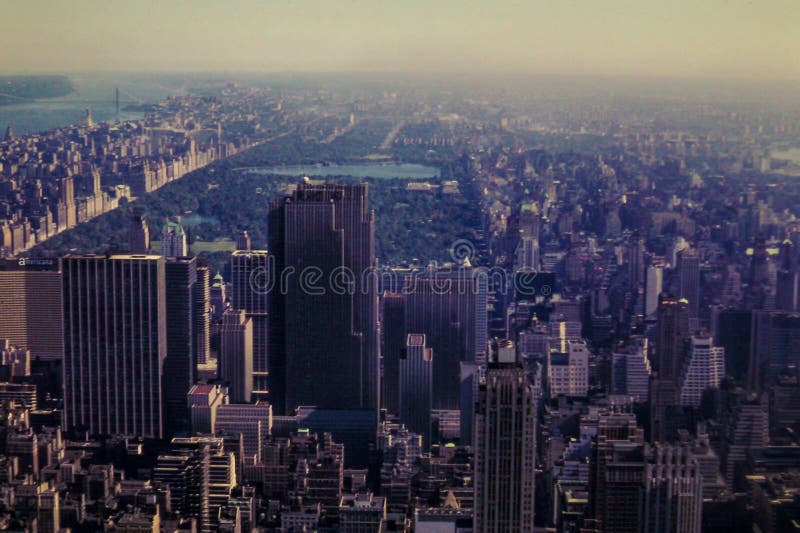Tidig 60-talbild av Central Park, NYC