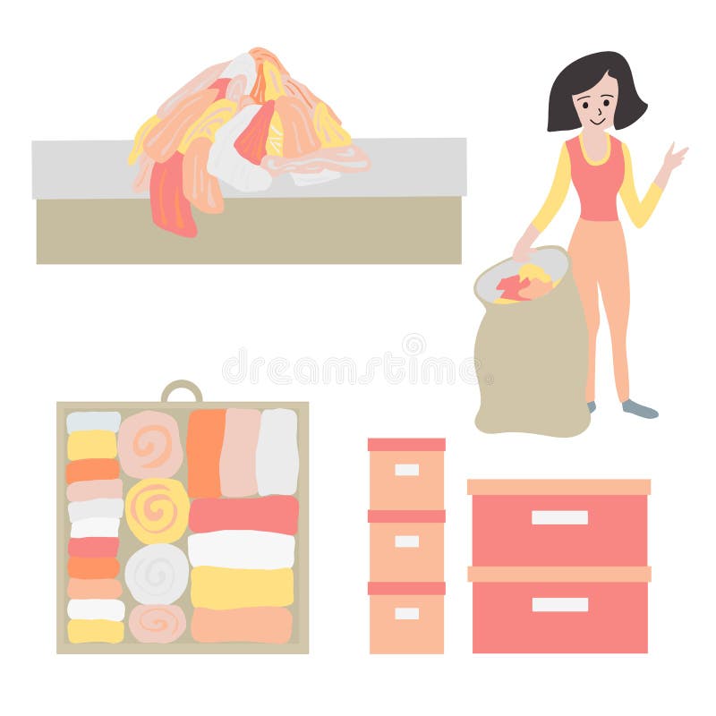 https://thumbs.dreamstime.com/b/tidy-up-declutter-concept-vector-icon-set-closet-organization-illustration-woman-bag-decluttering-tidying-her-tidy-up-138930529.jpg