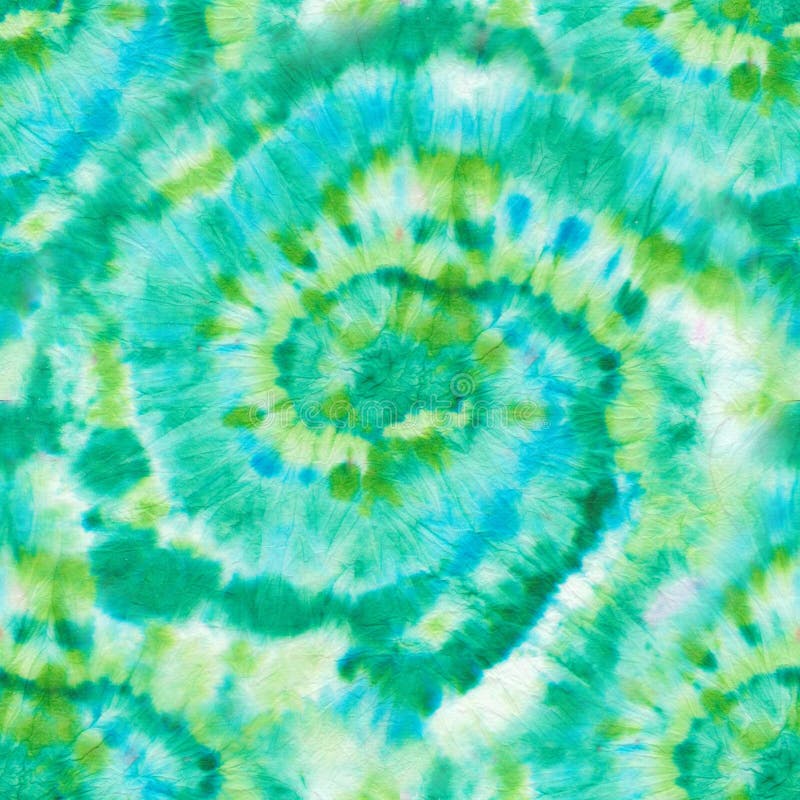 green tie dye patterns