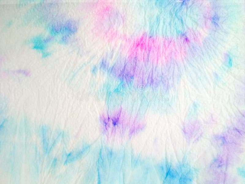 Tie Dye Drawing. Aquarelle Background. Tie Dye Drawing Artwork. Hand