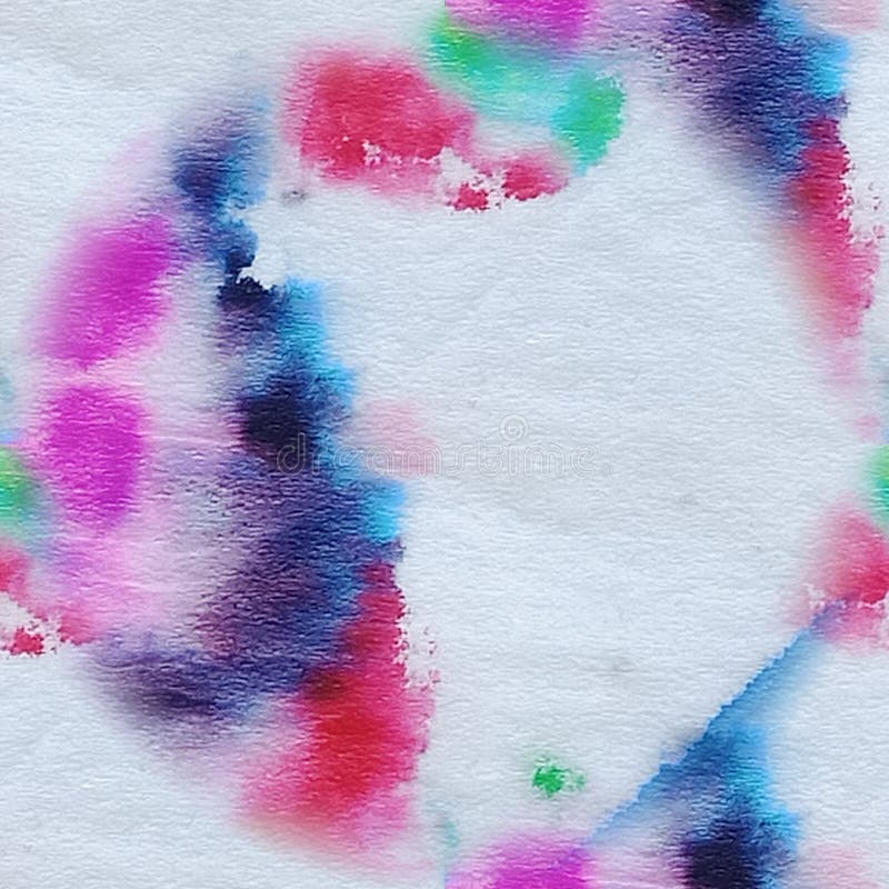 Tie Dye Drawing. Aquarelle Textile. Tie Dye Drawing Artwork. Watercolor