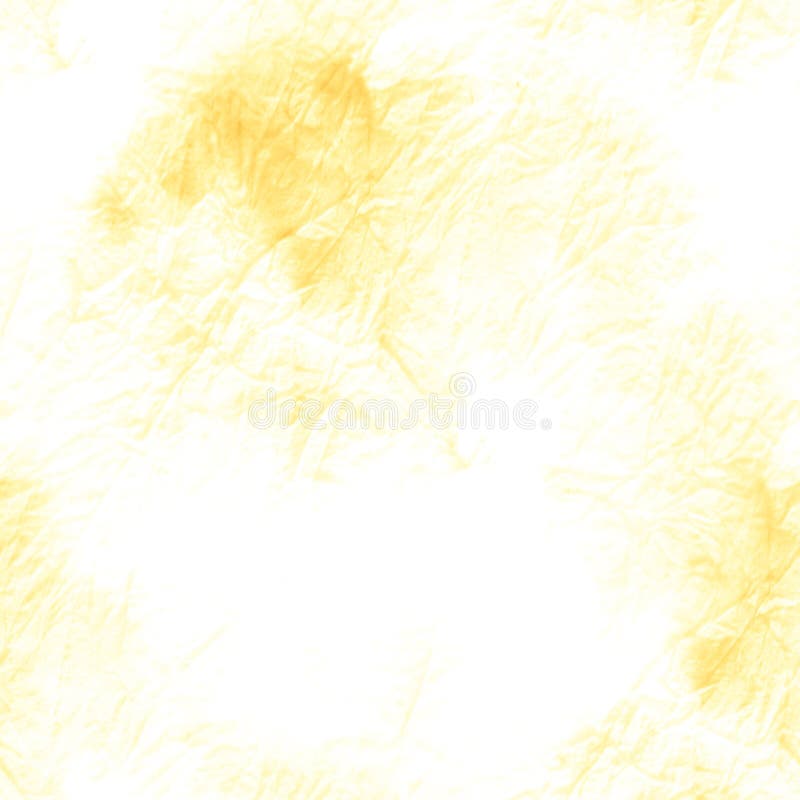 Tie Dye Drawing. Vibrant Yellow Dirty Painting. Tie Dye Drawing Artwork