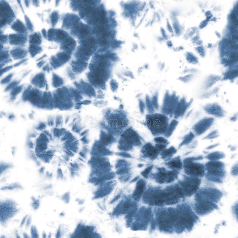 Indigo Elements Watercolour Circles in White Indigo Elements Watercolour Circles in White