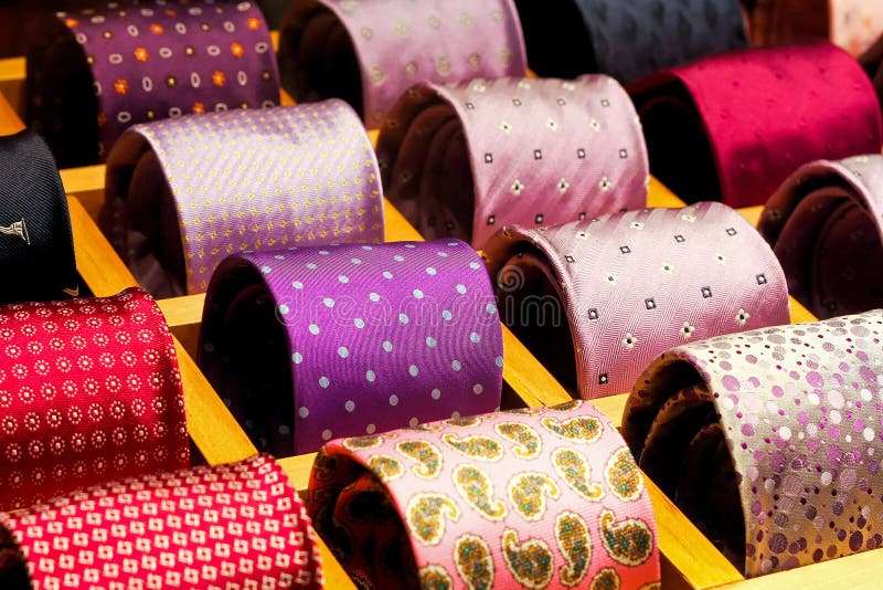 Tie rack royalty free stock image Tie rack royalty free stock image