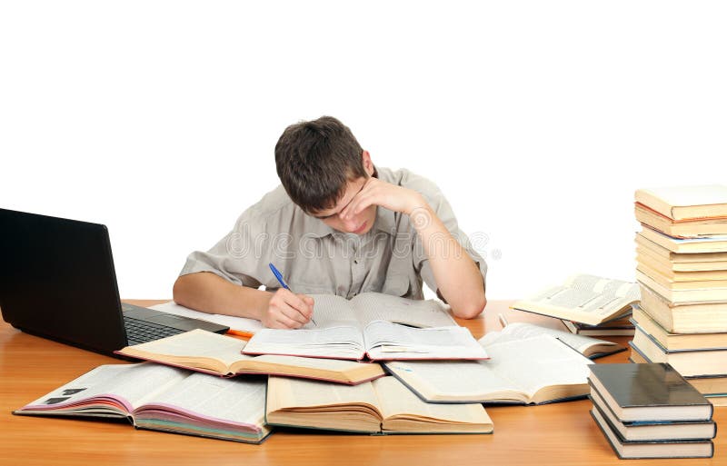 Tied Student stock photos