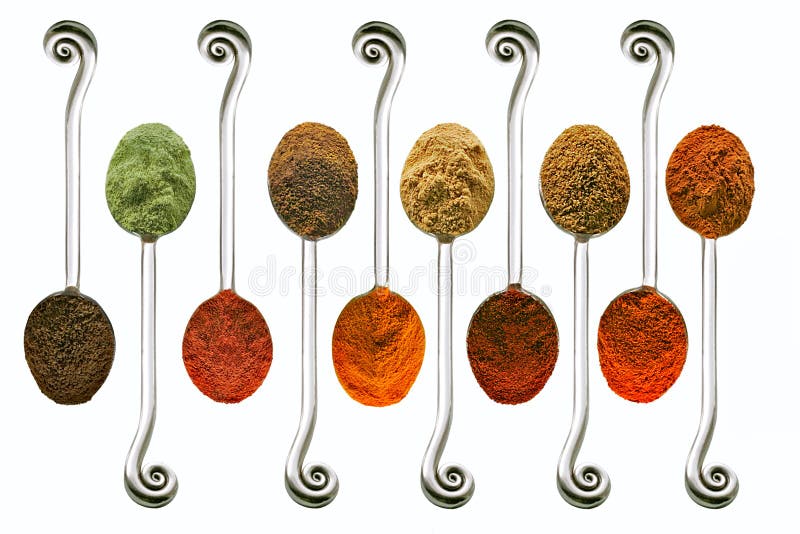 Tien kruiden royalty-vrije stock foto