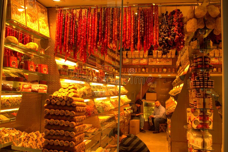 La Tienda Del Placer Tienda Del Placer En El Bazar Magnífico Fotografía editorial - Imagen