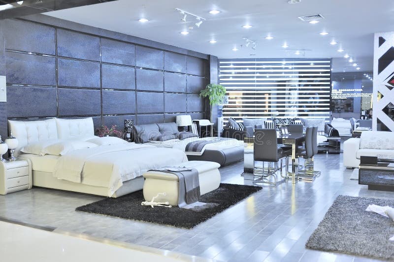 Tienda de muebles moderna fotografía editorial. Imagen de tienda 22010082