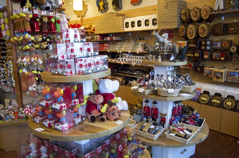 Tienda De Regalos Vancouver Canadá Fotografía editorial Imagen de