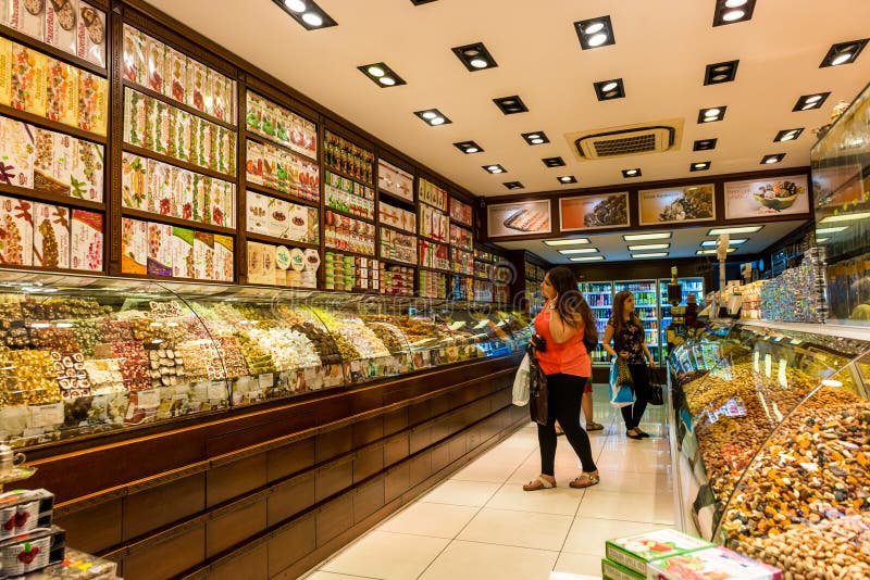 La Tienda Del Placer Tienda Del Placer En El Bazar Magnífico Fotografía editorial - Imagen