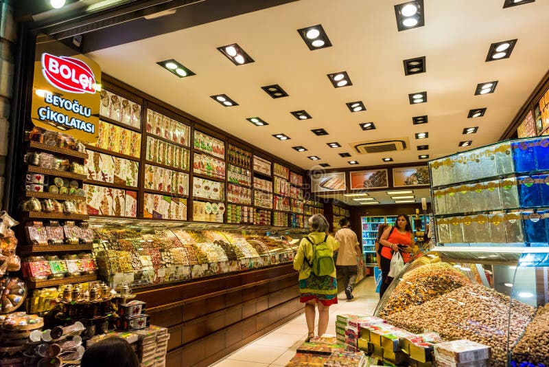 La Tienda Del Placer Tienda Del Placer En El Bazar Magnífico Fotografía editorial - Imagen
