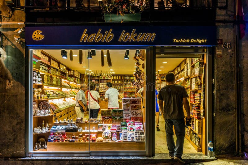 La Tienda Del Placer Tienda Del Placer En El Bazar Magnífico Fotografía editorial - Imagen