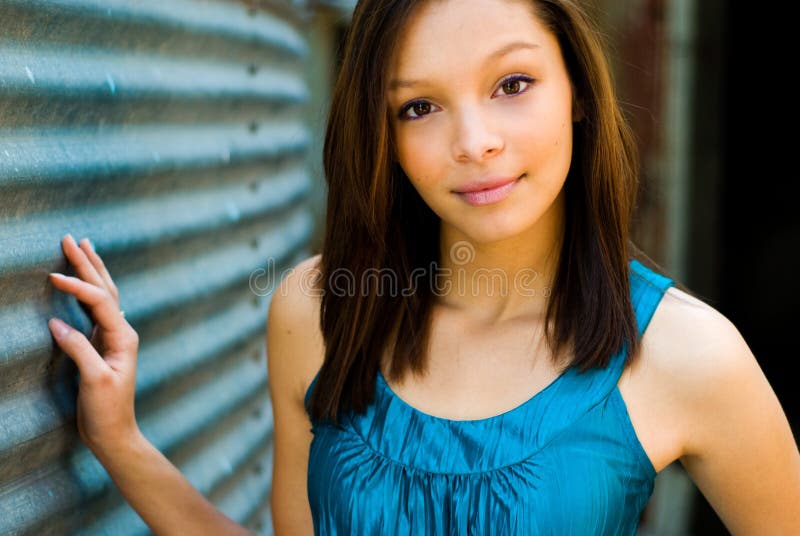 Tiener meisje stock fotografie