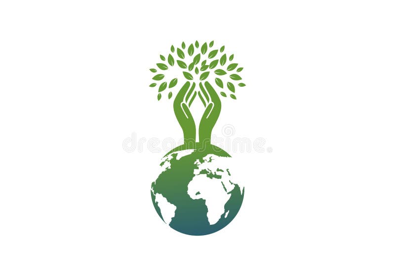 Tierra, globo, vector del logotipo de la madre tierra stock de ilustración Tierra, globo, vector del logotipo de la madre tierra stock de ilustración