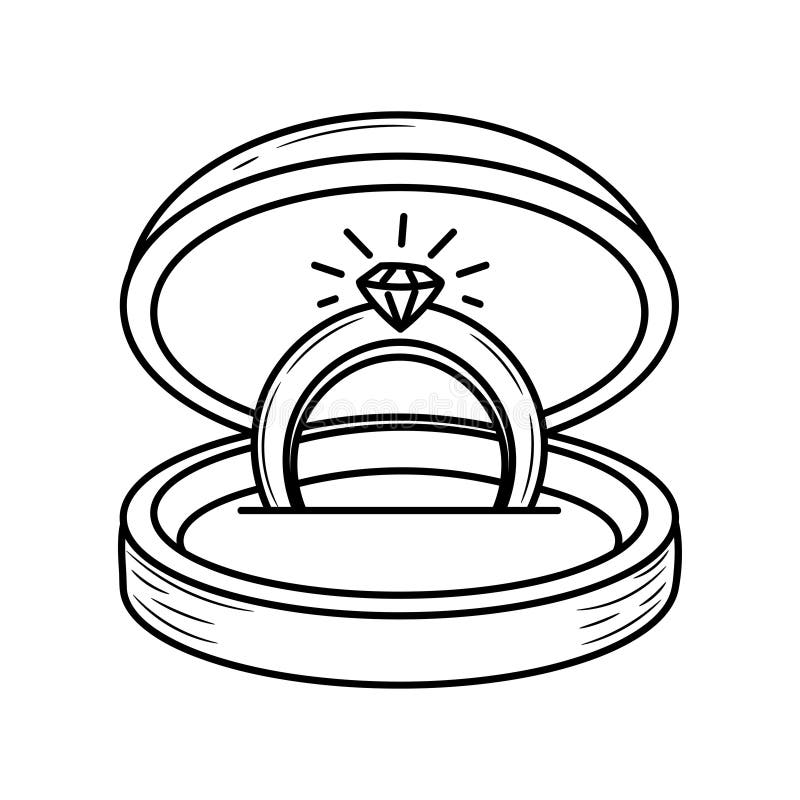 One continuous single line hand drawing of left hand wear ring 10819726  Vector Art at Vecteezy