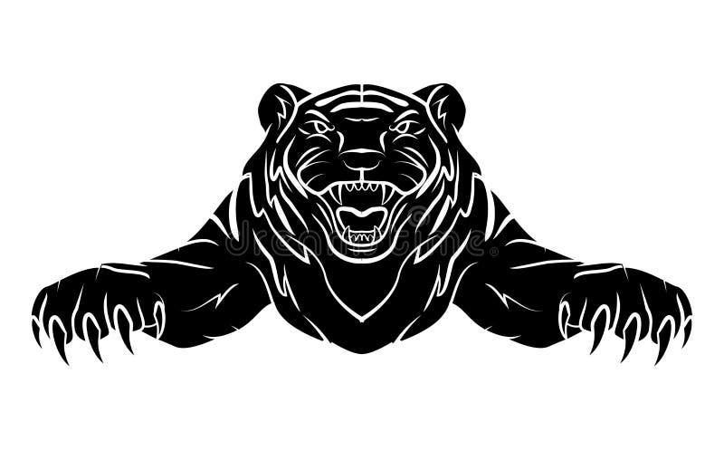 Tiger angry reaction expresion facial emoji vector. Jungle cat animal evil mad  face bares teeth. Crazy smile with negative emotion. Frustrated anger e  Stock Vector Image & Art - Alamy