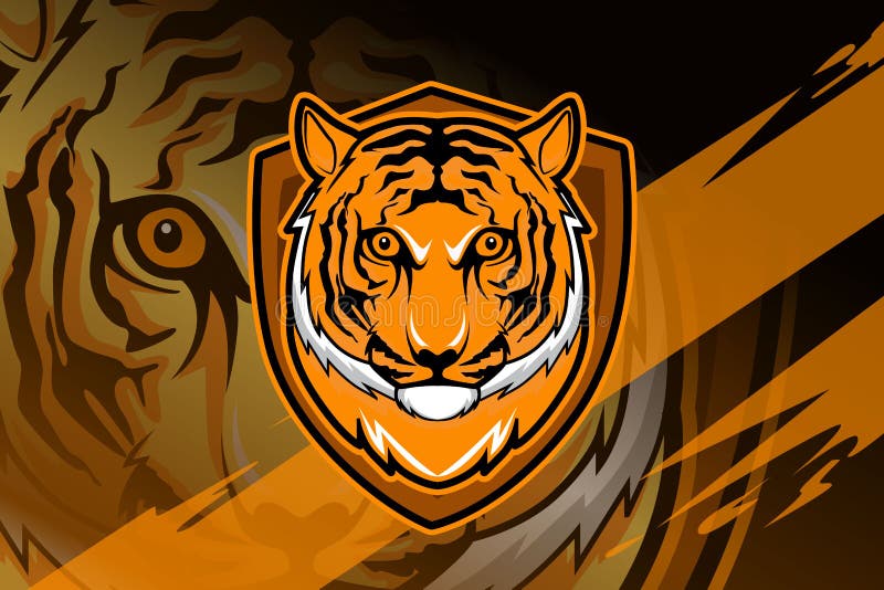 Tiger e sport logo vector stock vector. Illustration of vector - 242455563