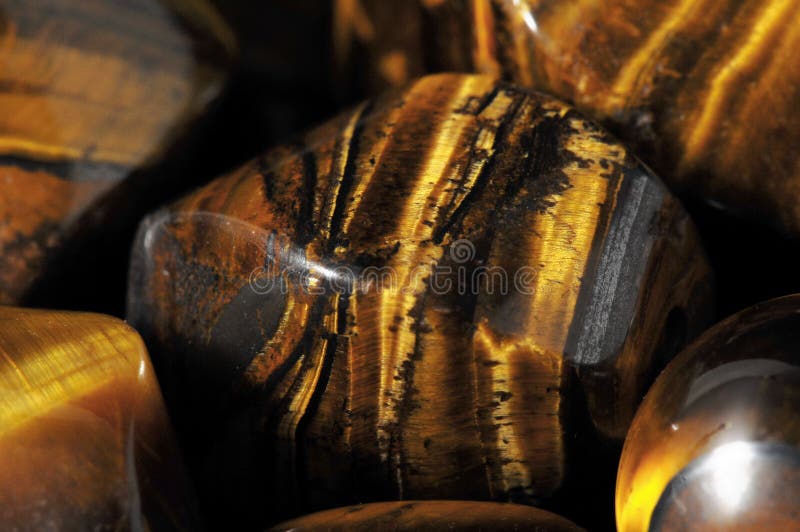 Tiger Eye Stones photos libres de droits Tiger Eye Stones photos libres de droits