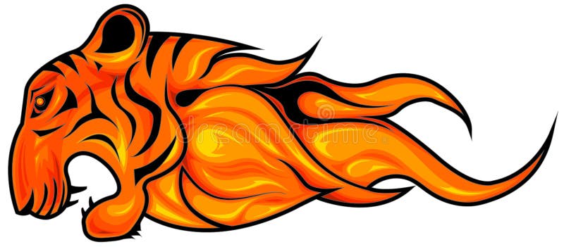 Tiger Flame vector illustration