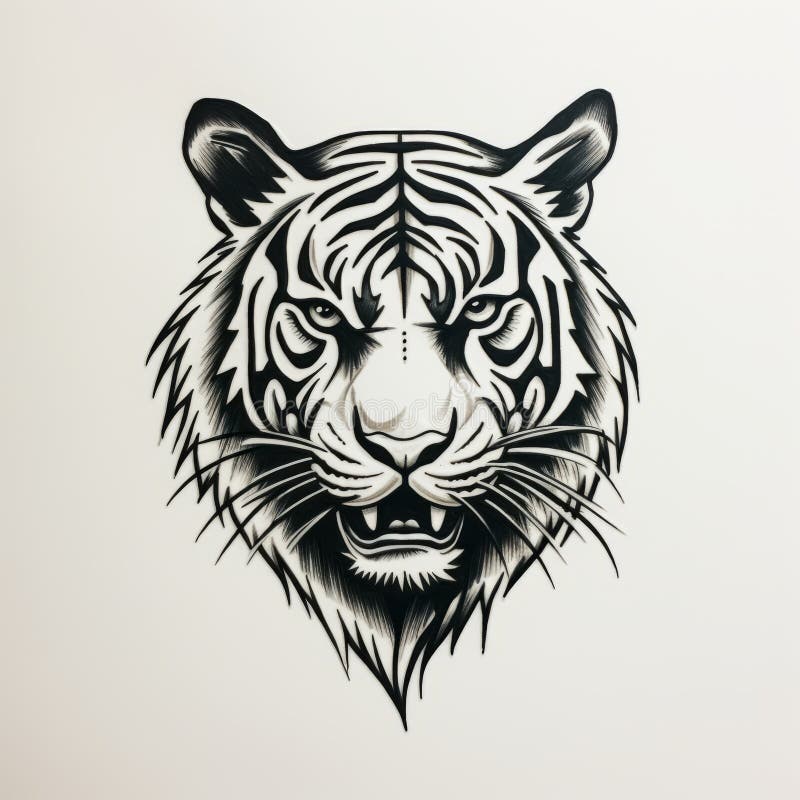 Tiger Tattoo Transparent Background Download High Resolution Digital Art  PNG Transparent Background Printable SVG Tattoo Stencil - Etsy