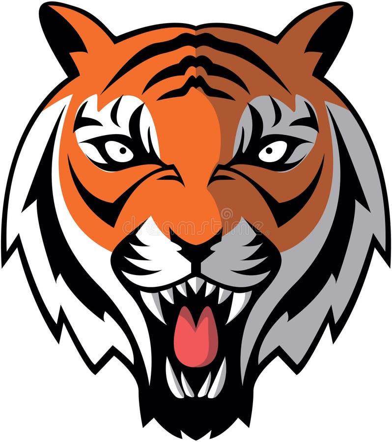 Tiger Logo Design Creative Art Stock Vector - Illustration of abstract ...